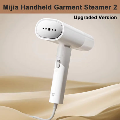 Original XIAOMI MIJIA Handheld Garment Steamer Iron Steam Cleaner for Cloth Home Electric Hanging Mite Removal Steamer Garment 2