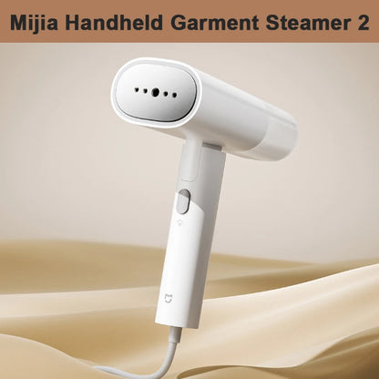 Original XIAOMI MIJIA Handheld Garment Steamer Iron Steam Cleaner for Cloth Home Electric Hanging Mite Removal Steamer Garment 2