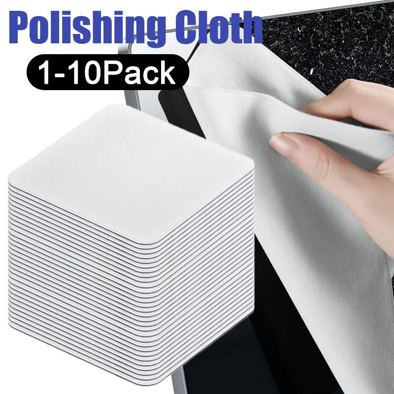 1-10pcs Universal Polishing Cloth For IPhone iPad Mini Apple Watch Macbook Air Screen Display Camera Polish Cleaning Wipe Cloth